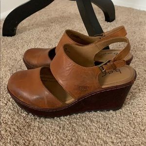 b.o.c Wedge Leather Shoe